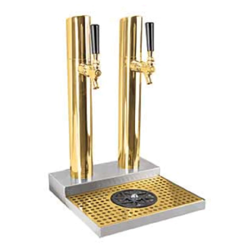 Micro Matic BS-SKY-2PVDKR 12 Inch Glycol Cooled Draft Beer Station Countertop with Stainless Steel Micro Matic BS-SKY-2PVDKR 12 Inch Glycol Cooled Draft Beer Station Countertop with Stainless Steel