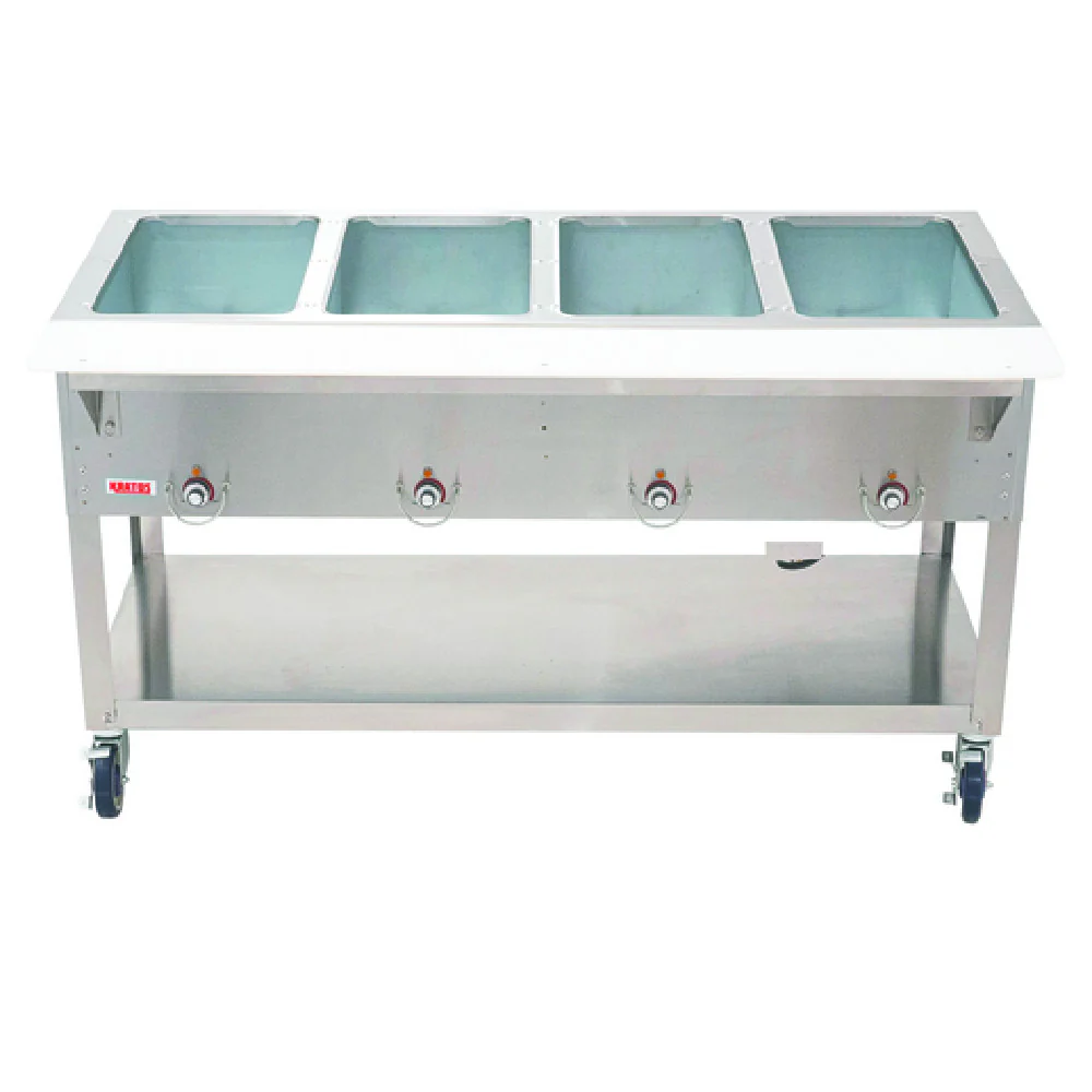 Hubert 63024 Kratos 28W-198 Mobile Electric Steam Table 57 Hubert 63024 Kratos 28W-198 Mobile Electric Steam Table 57