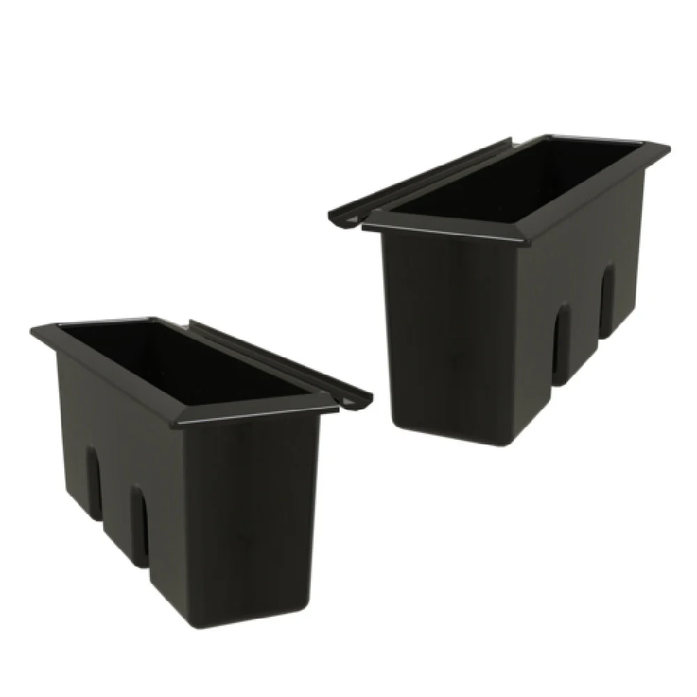 Glastender BW3-2 Bottle Well for 19 Inch Deep Ice Bins 3-bottle ABS Plastic