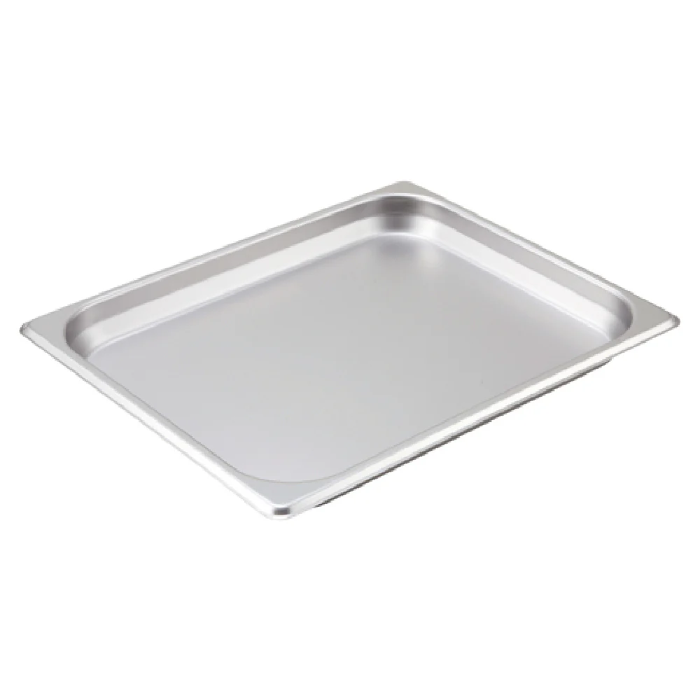 Winco SPH1 12.75 Inch 25 Gauge Stainless Steel Steam Table Pan with Straight Sides