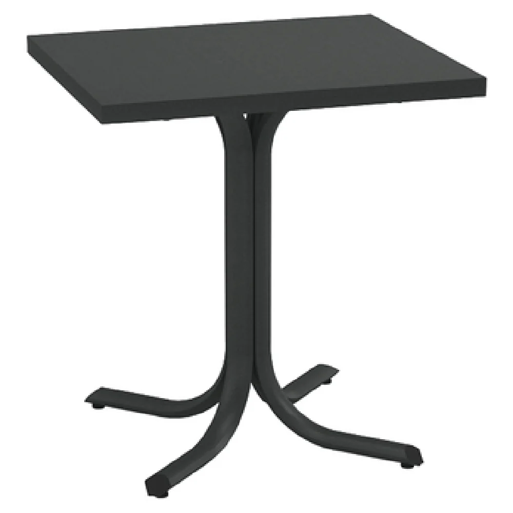 emuamericas llc 1173 28 Inch Indoor Outdoor Table System Steel with Square Edge Top