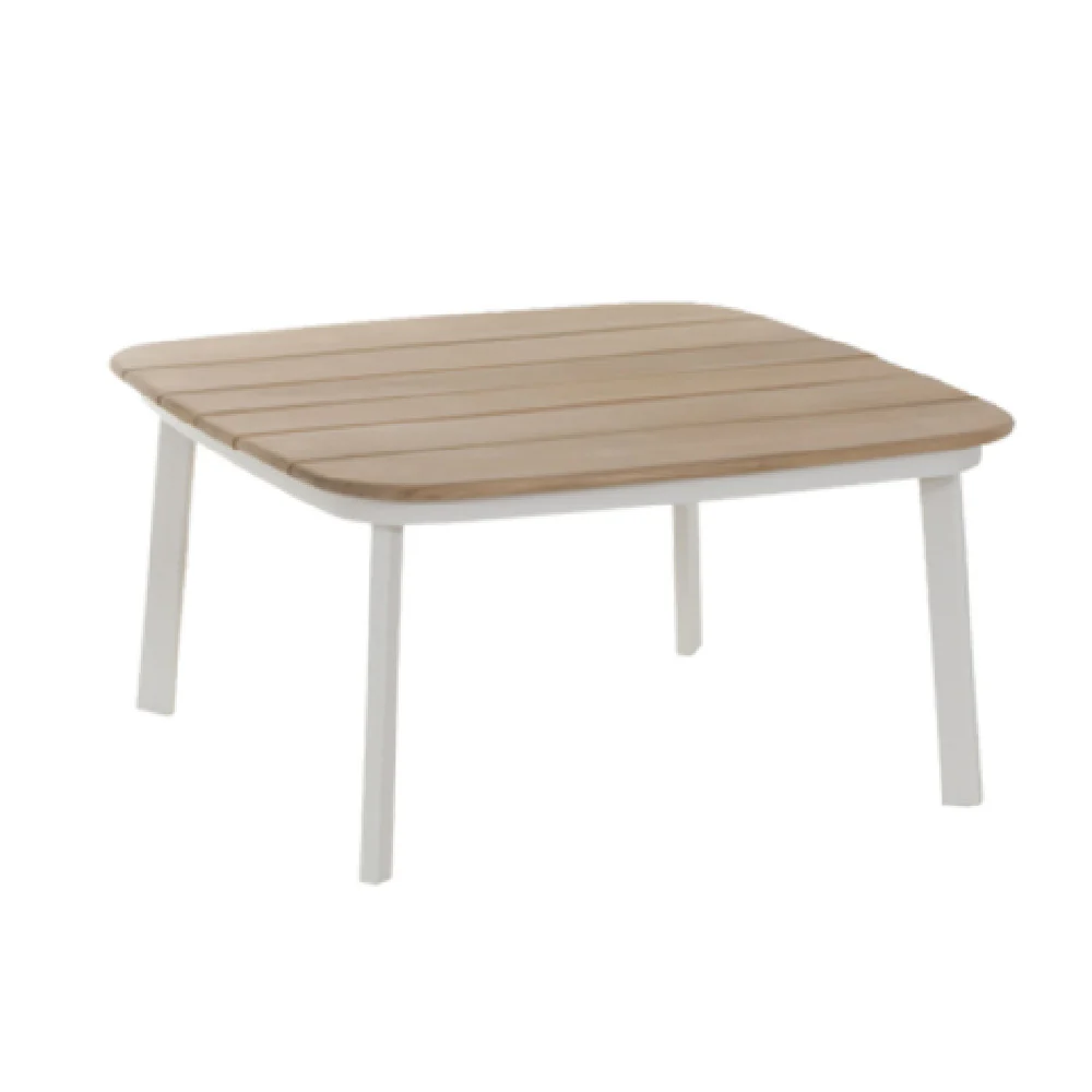 emuamericas, llc 252 31 Inch Square Shine Teak Low Table with Aluminum Frame emuamericas, llc 252 31 Inch Square Shine Teak Low Table with Aluminum Frame