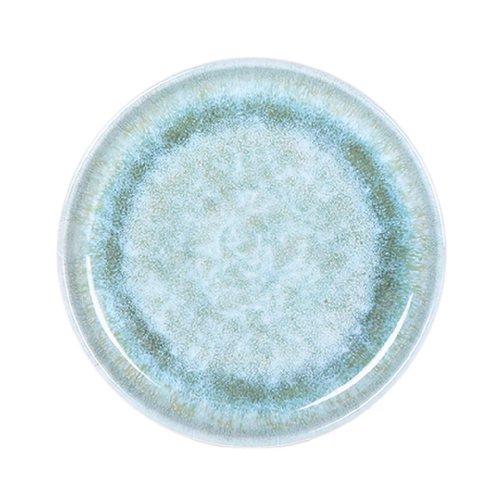 GET Enterprises B190080-SM 8 Inch Round Plate with Break Resistant Design GET Enterprises B190080-SM 8 Inch Round Plate with Break Resistant Design