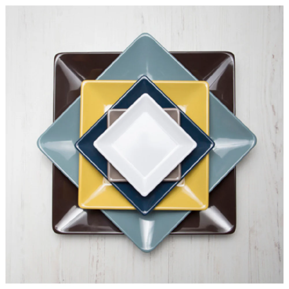 GET Enterprises DB5SQ-W 11 Oz Bowl Square Melamine White Dishwasher Safe GET Enterprises DB5SQ-W 11 Oz Bowl Square Melamine White Dishwasher Safe