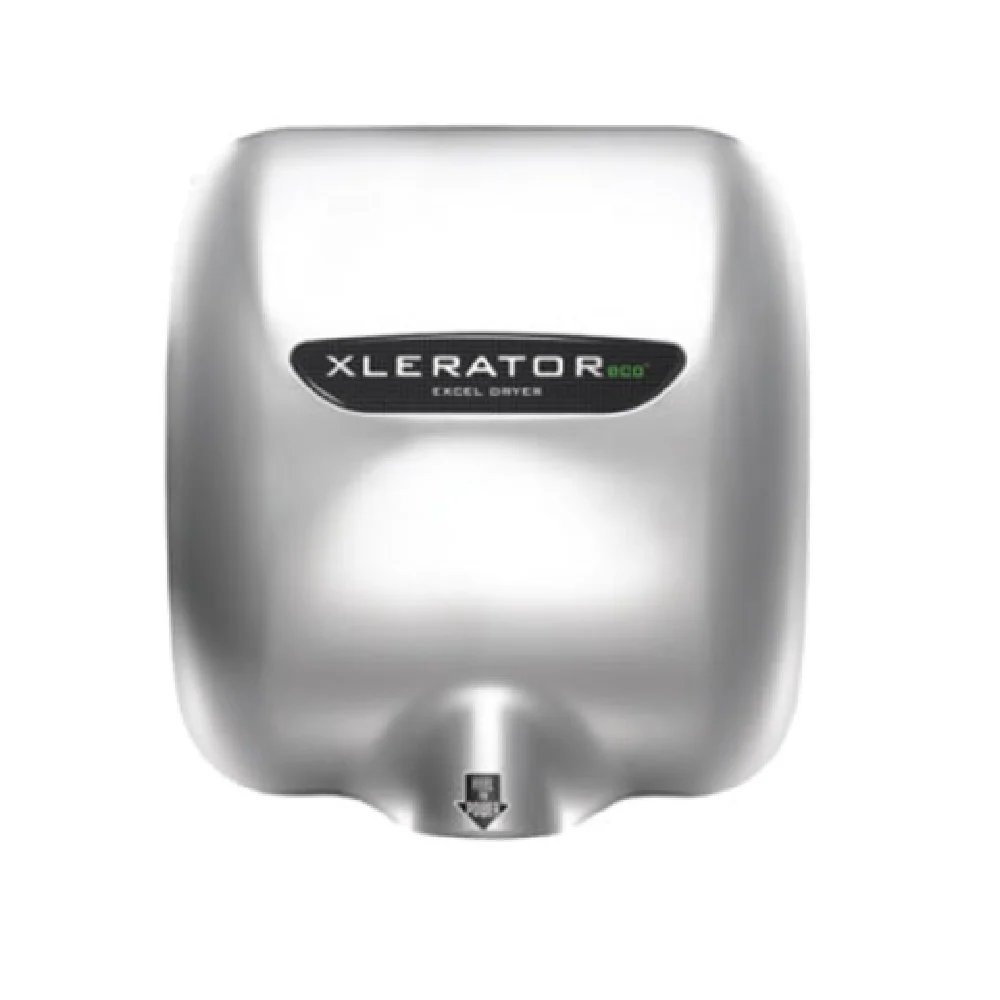Excel Dryer XL-C-ECO_208-277/50/60/1 11 Inch Hand Dryer Chrome Painted Electric with Adjustable Speed and Sound Control