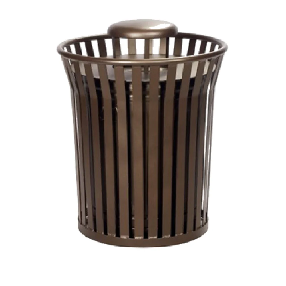 Plantation Prestige Commercial Furniture 7927800-0250 27-1/2 Inch Waste Receptacle with Rain Bonnet