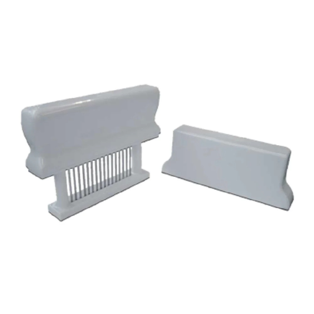 Omcan 10481 6.25 Inch Manual Meat Tenderizer with Stainless Steel Blades White Omcan 10481 6.25 Inch Manual Meat Tenderizer with Stainless Steel Blades White