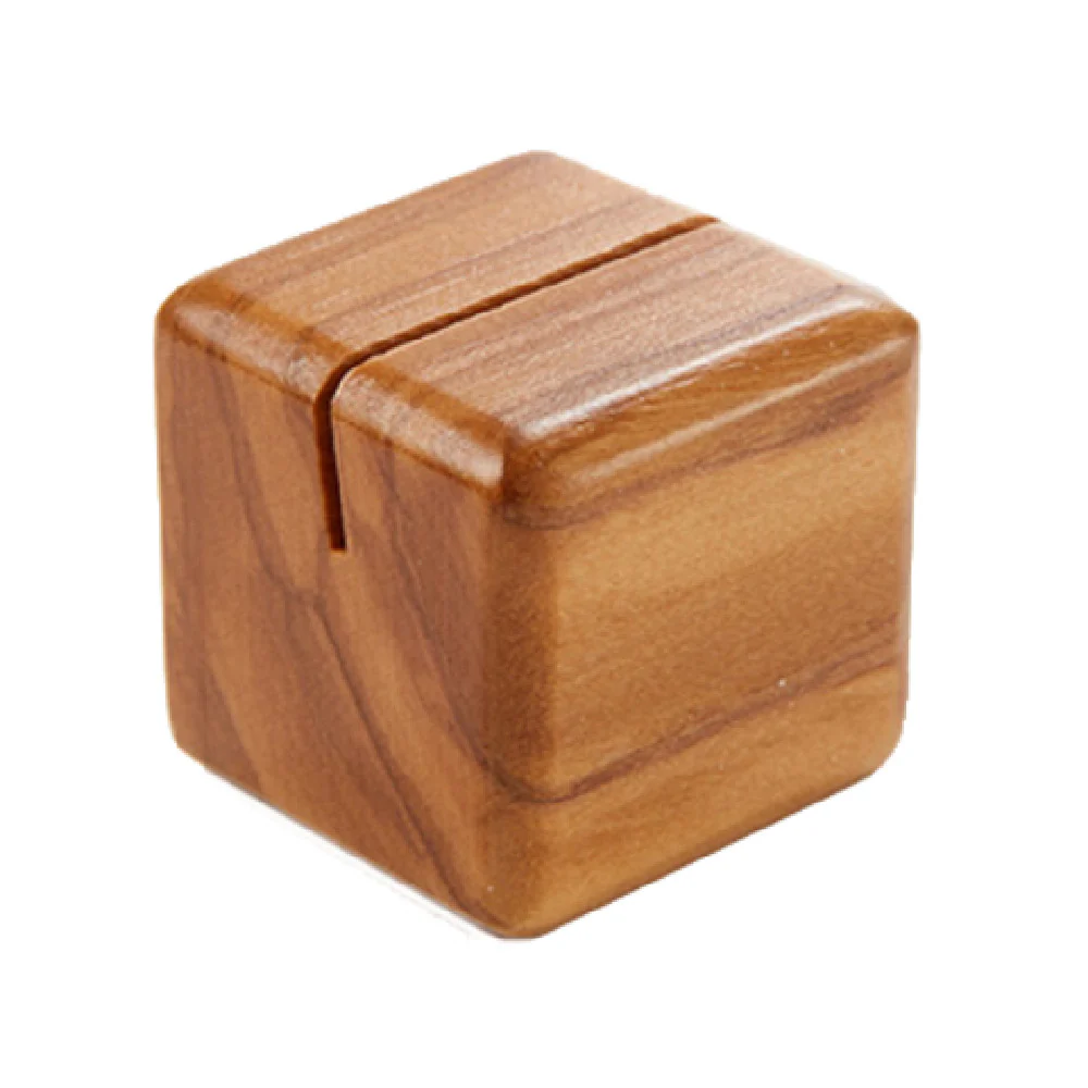 American Metalcraft SOCH 1-1/8 Inch Square Card Holder Olive Wood Hand Wash Only American Metalcraft SOCH 1-1/8 Inch Square Card Holder Olive Wood Hand Wash Only