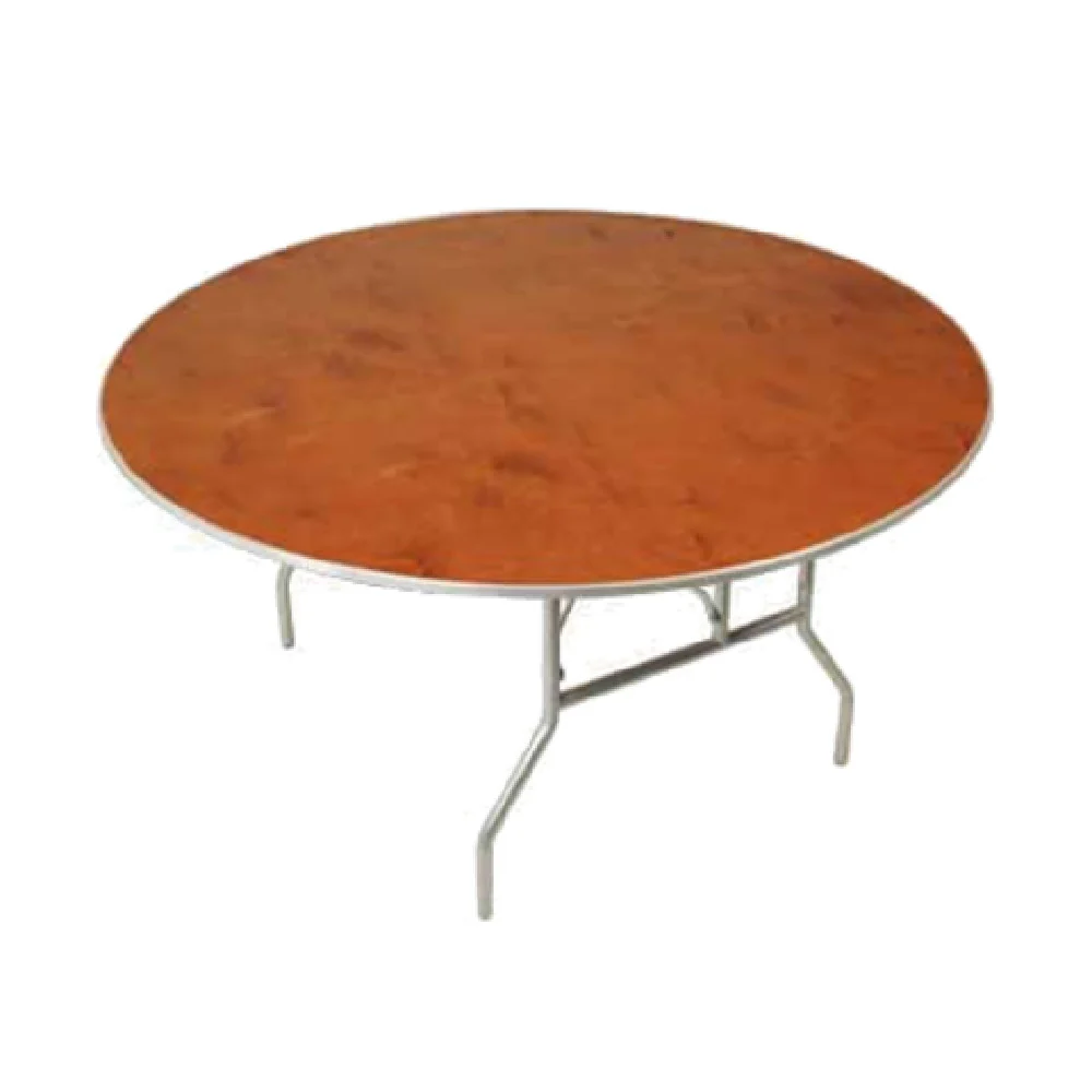 Forbes Industries HO60DI 60 Inch Diameter Folding Table Round with Plywood Top