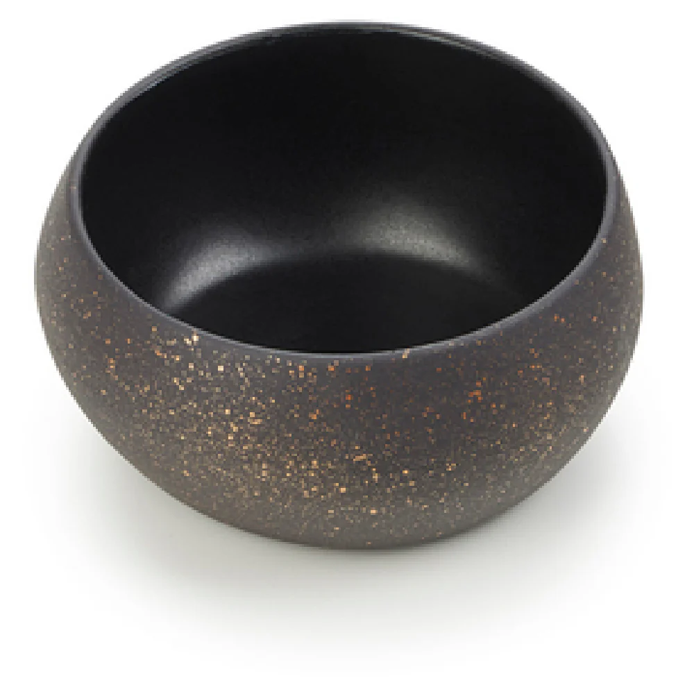 Revol 652337 4-1/4 Oz Round Bowl Porcelain Cosmos Gold Hand-Made Revol 652337 4-1/4 Oz Round Bowl Porcelain Cosmos Gold Hand-Made