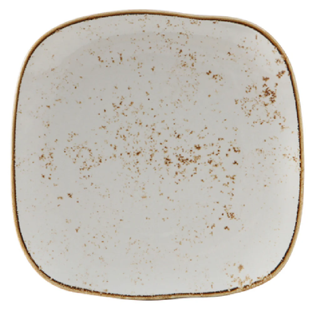 Tuxton GGA-500 7-1/4 Inch Square Plate Lead-Free Porcelain Dishwasher Safe Tuxton GGA-500 7-1/4 Inch Square Plate Lead-Free Porcelain Dishwasher Safe