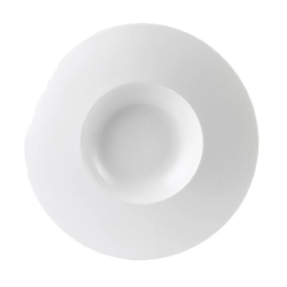 Steelite 9001C601 12.0 Inch Medium Well Plate 13.0 Oz Round Alumina Vitrified