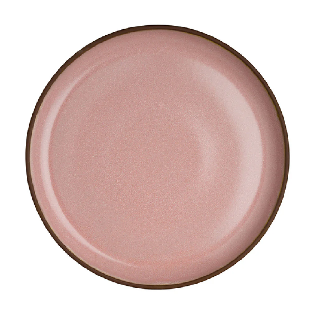 Steelite 6215RT002 9.5 Inch Plate Spice Pink Peppercorn Round Porcelain Steelite 6215RT002 9.5 Inch Plate Spice Pink Peppercorn Round Porcelain