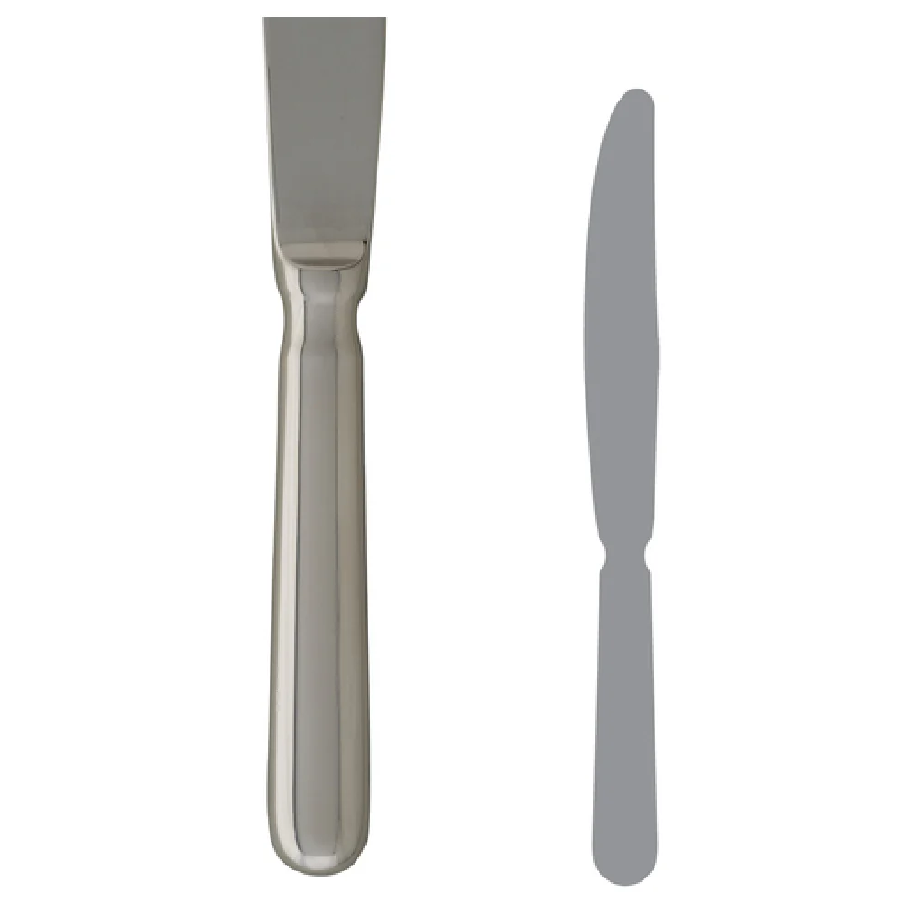 Steelite 5500J053 9 Inch Hollow Handle Dessert Knife 13/0 Stainless Steel