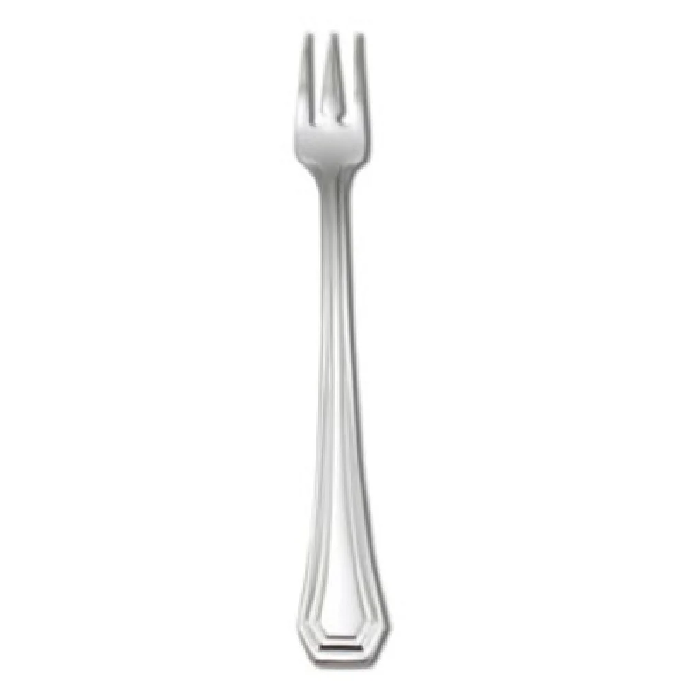 1880 Hospitality V246FOYF 5-1/2 Inch Silver-Plated Oyster Cocktail Fork Incised Lines 1880 Hospitality V246FOYF 5-1/2 Inch Silver-Plated Oyster Cocktail Fork Incised Lines