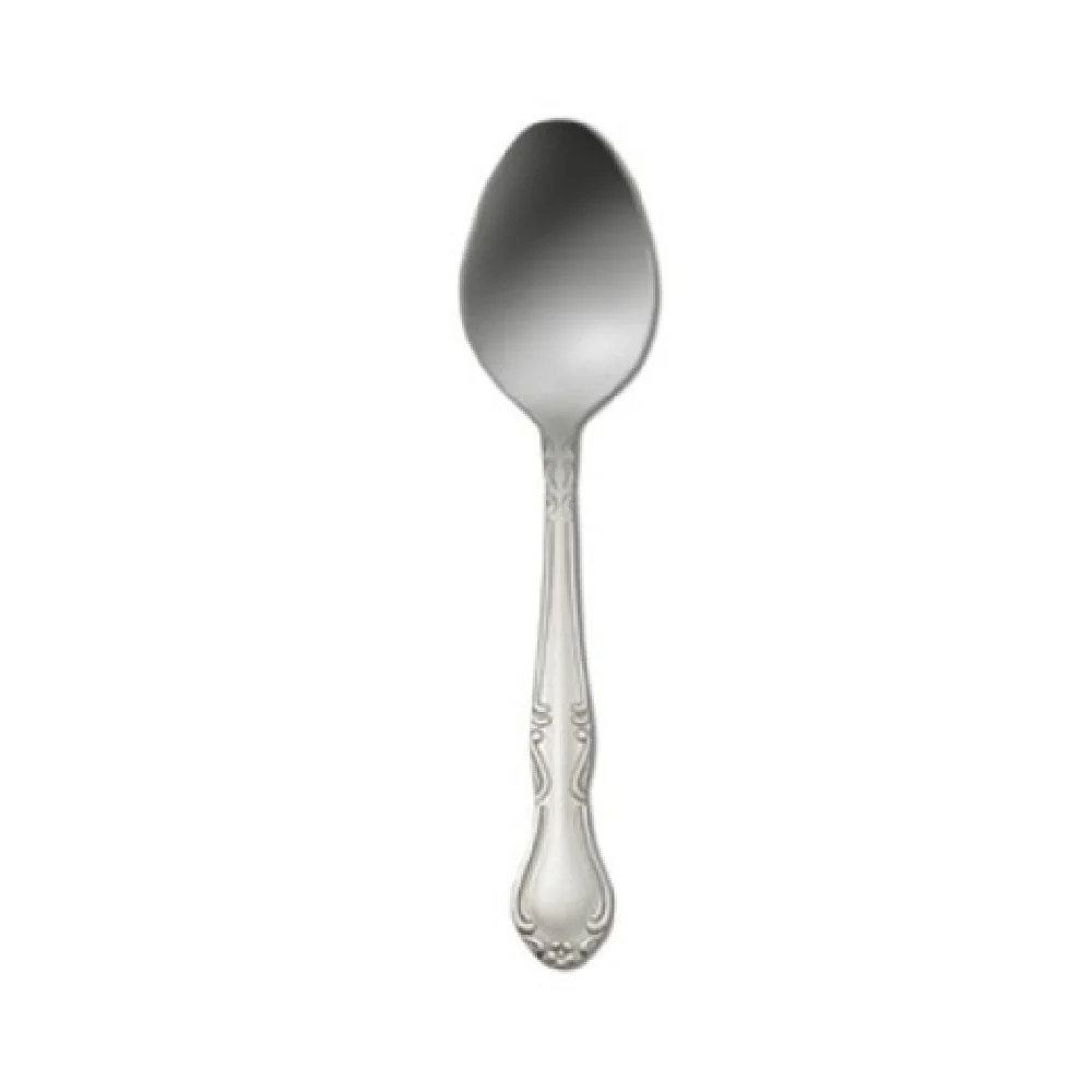 1880 Hospitality B072SPLF 7 Inch Soup Dessert Spoon Oval Bowl 18/0 Stainless Steel Scrolled Border