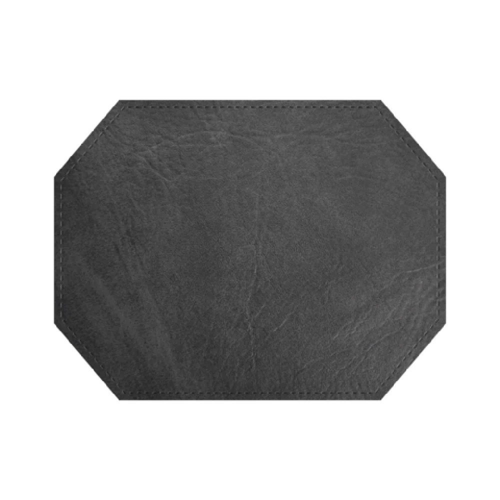 Risch TABLEMATOCT 17X13 Octagon Table Mat 17 Inch x 13 Inch Black Non-Skid Risch TABLEMATOCT 17X13 Octagon Table Mat 17 Inch x 13 Inch Black Non-Skid