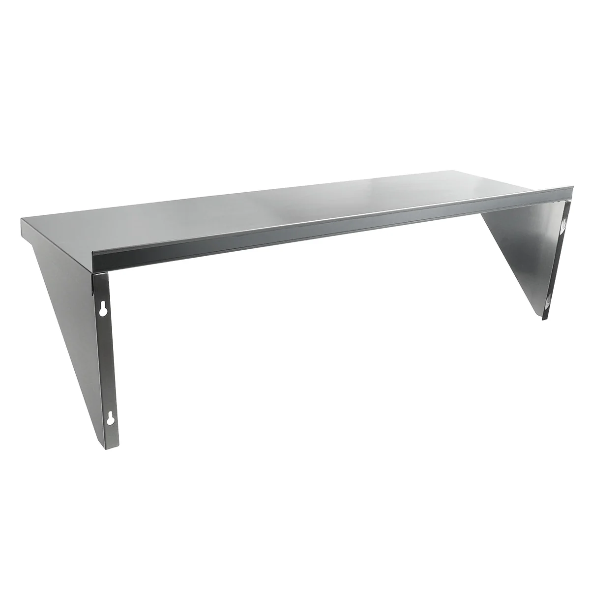 Empura Stainless 1548WS18G 48 Inch Wall Mount Shelf Standard Duty 18 Gauge Empura Stainless 1548WS18G 48 Inch Wall Mount Shelf Standard Duty 18 Gauge