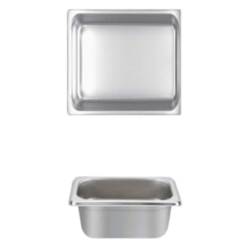 Thunder Group STPA4162 6.93 Inch Anti-Jam Steam Table Pan 25 Gauge Stainless Steel