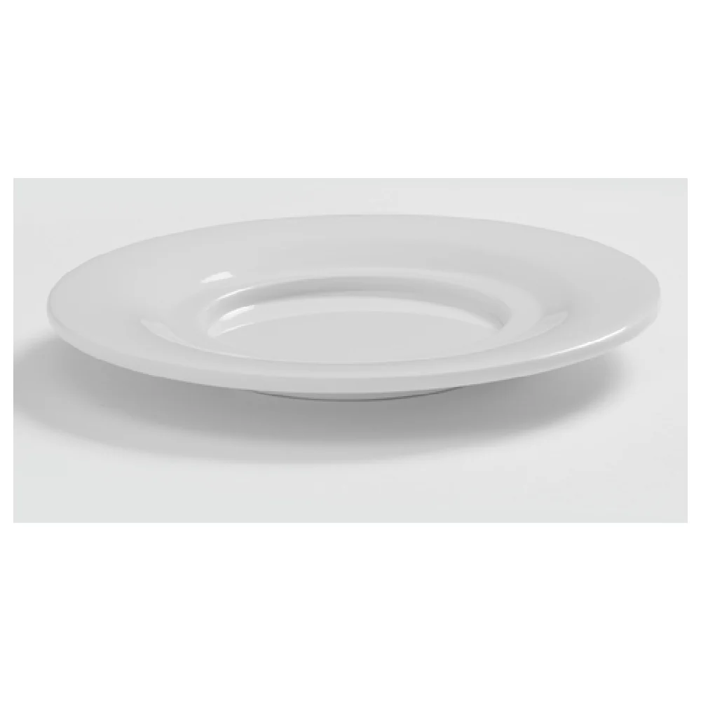 American Metalcraft DS5WH 5-1/2 Inch Round Saucer Break-Resistant BPA Free Melamine White