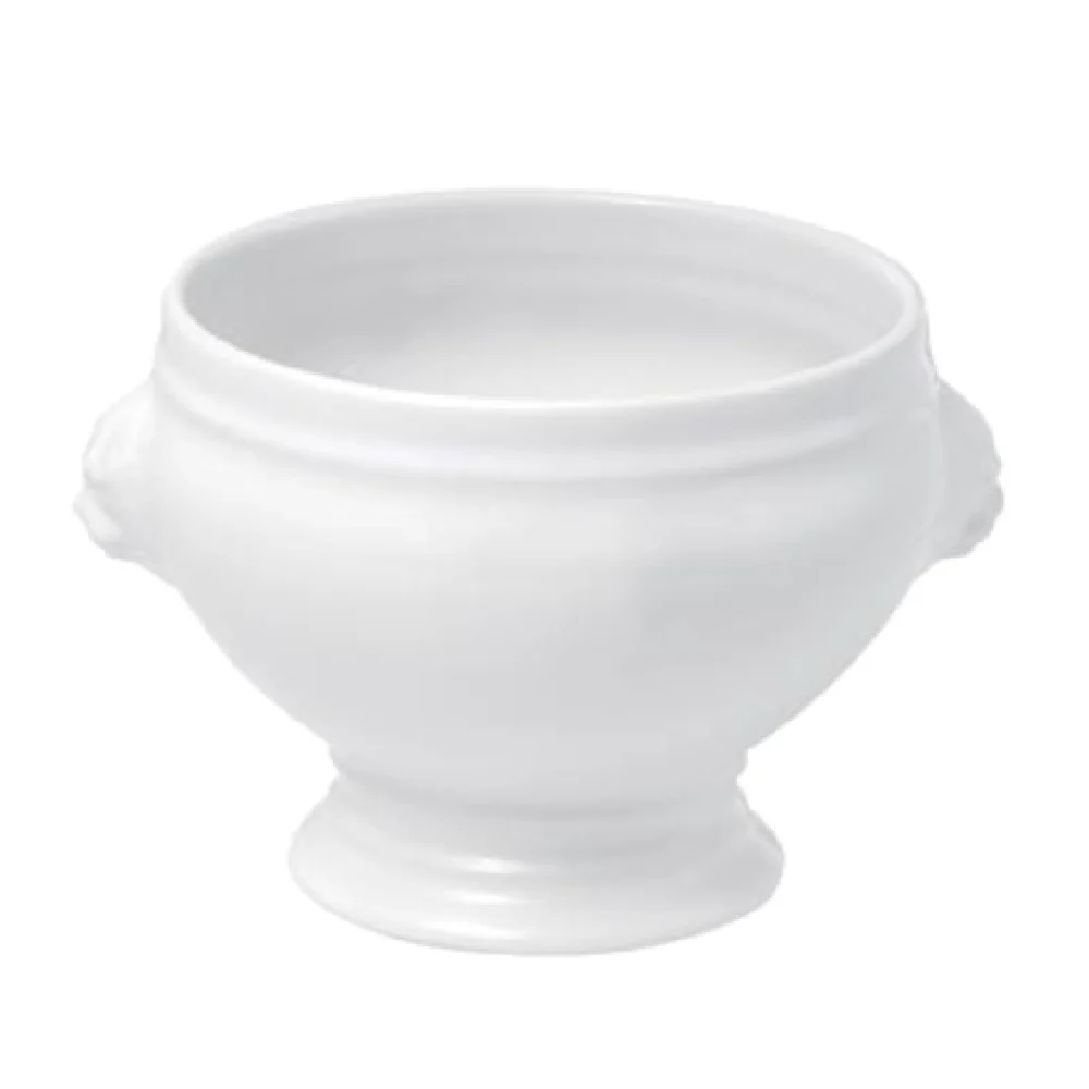 Revol 612425 12-1/4 Oz Lion Head Soup Bowl Without Lid Porcelain White Revol 612425 12-1/4 Oz Lion Head Soup Bowl Without Lid Porcelain White