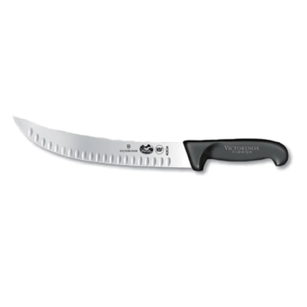Victorinox 5.7323.25 10 Inch Blade Curved Cimeter Knife Black Fibrox Pro Handle