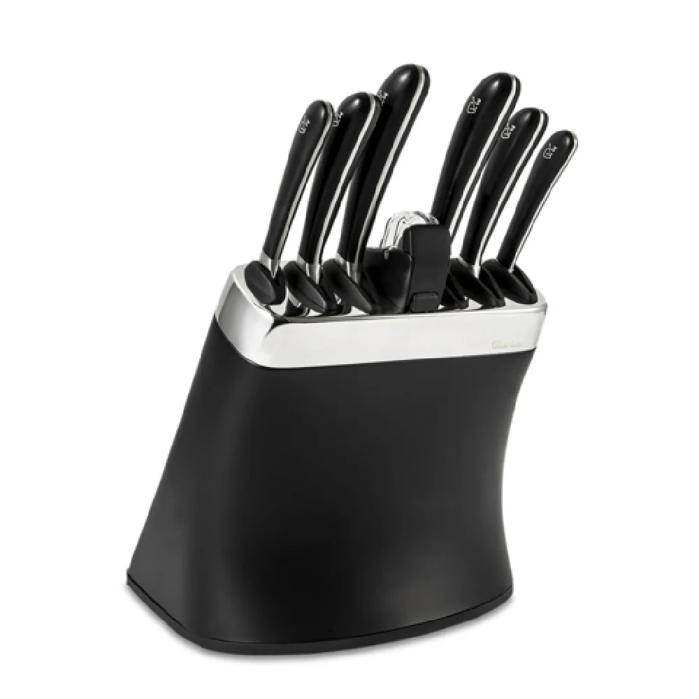 Steelite 5979RW090 12 Inch Knife Block Set Stainless Steel with Signature Design