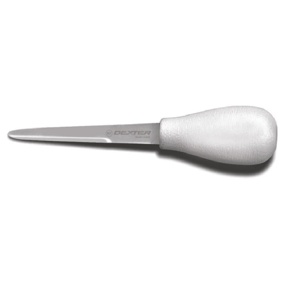 Dexter Russell 10803 4 Inch Blade Length White Handle Oyster Knife High-Carbon Steel
