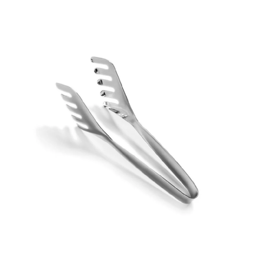 Revol 656949 9-1/2 Inch Large Angled Tongs With Teeth Stainless Steel Revol 656949 9-1/2 Inch Large Angled Tongs With Teeth Stainless Steel