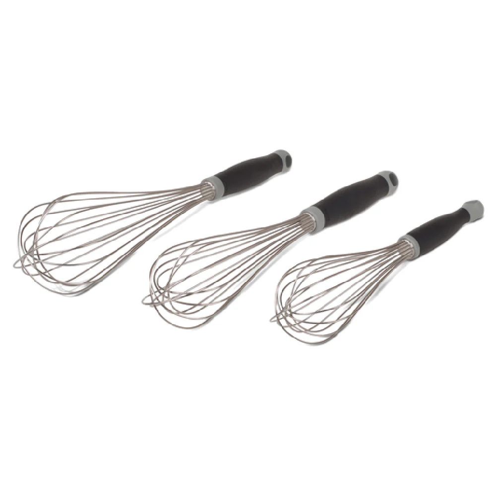 JB Prince U938 16 Stainless Steel 16 Inch Goma Universal Whisk with Ergonomic Handle JB Prince U938 16 Stainless Steel 16 Inch Goma Universal Whisk with Ergonomic Handle