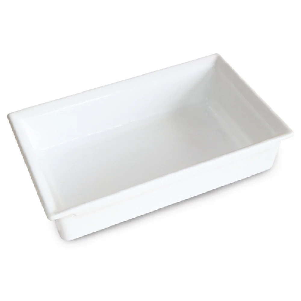 GET Enterprises CIH1/4D-WW 6-3/16 Inch Wide Food Pan 2-3/4 Quart Cast Aluminum White Finish
