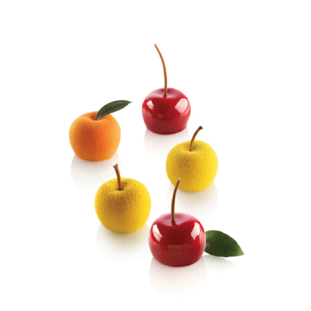 Louis Tellier CURVE MELA CILI 30 Food Mold Apple Cherry Peach Non-Stick Louis Tellier CURVE MELA CILI 30 Food Mold Apple Cherry Peach Non-Stick