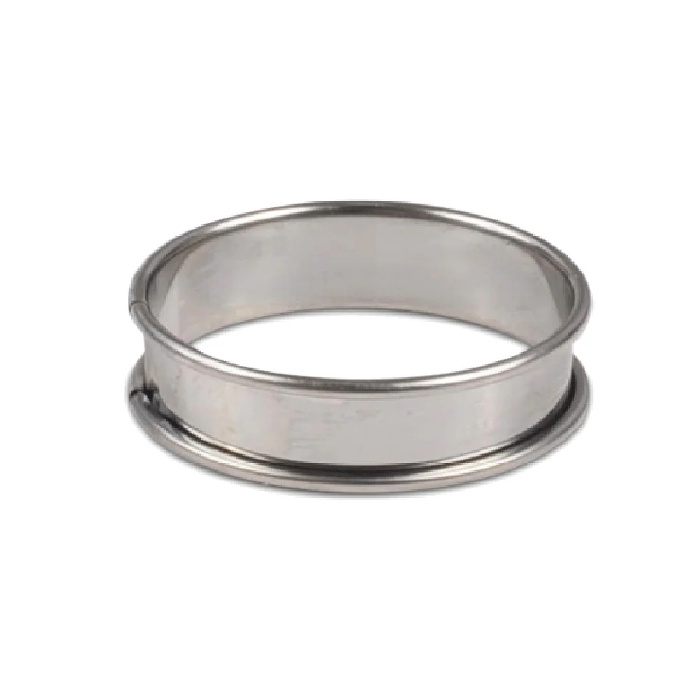 JB Prince M266 3 3 Inch Diameter Pastry Ring with Rolled Edges Stainless Steel 6 Packs JB Prince M266 3 3 Inch Diameter Pastry Ring with Rolled Edges Stainless Steel 6 Packs
