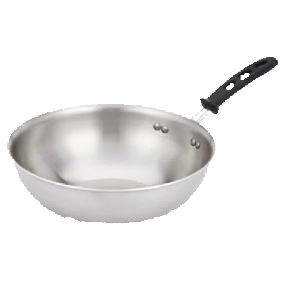 Vollrath 77750 11 Inch Tribute 3-Ply Stir Fry Pan with Silicone Handle