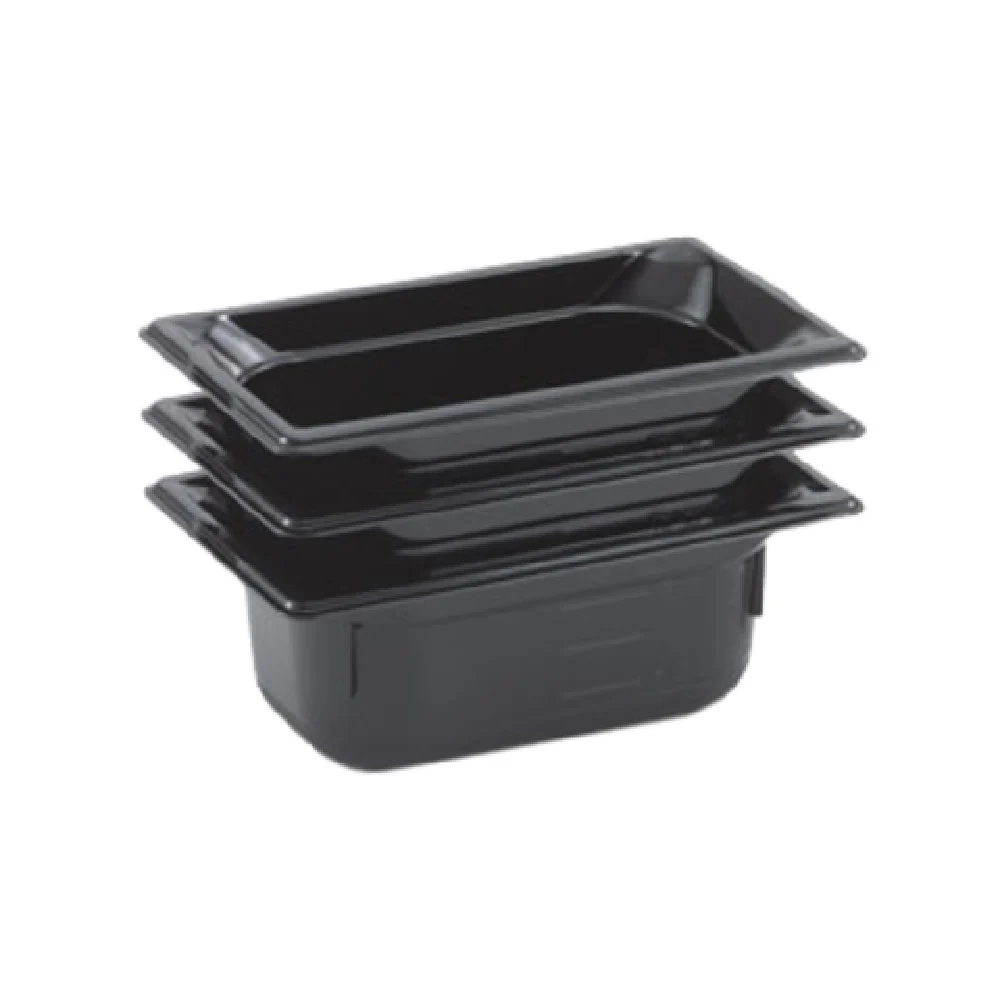 Vollrath 9046420 12.75 Inch Super Pan High-temp Black Resin Food Pan