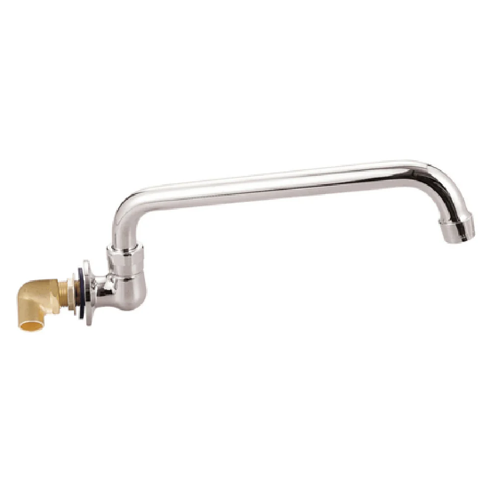 BK Resources BKF-WMB-16-G 16 Inch Splash Mount Heavy Duty Faucet Spout Chrome Lead Free BK Resources BKF-WMB-16-G 16 Inch Splash Mount Heavy Duty Faucet Spout Chrome Lead Free