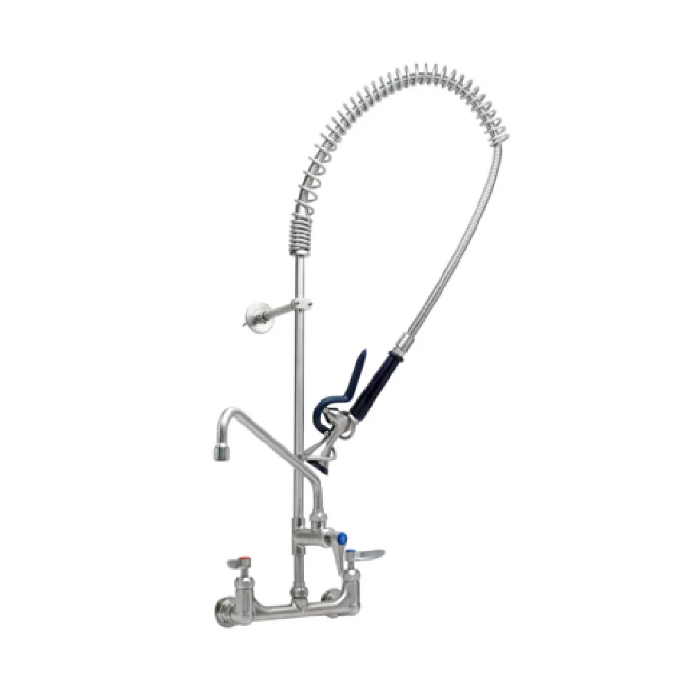 T&S Brass S-0133-12-CR-BY 12 Inch Wall Mount Mixing Faucet with Add-on Faucet T&S Brass S-0133-12-CR-BY 12 Inch Wall Mount Mixing Faucet with Add-on Faucet