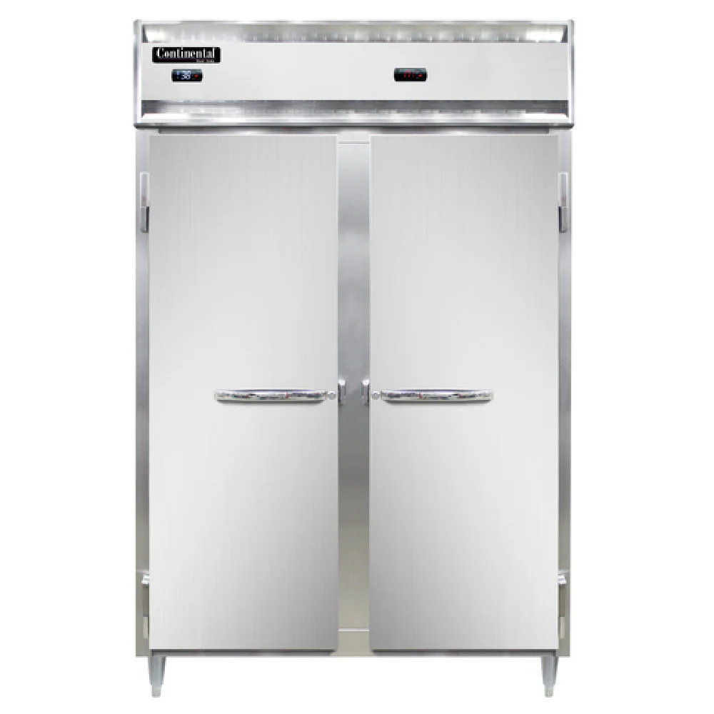 Continental Refrigerator DL2RW 52 Inch Dual Temp Refrigerator Heated Cabinet