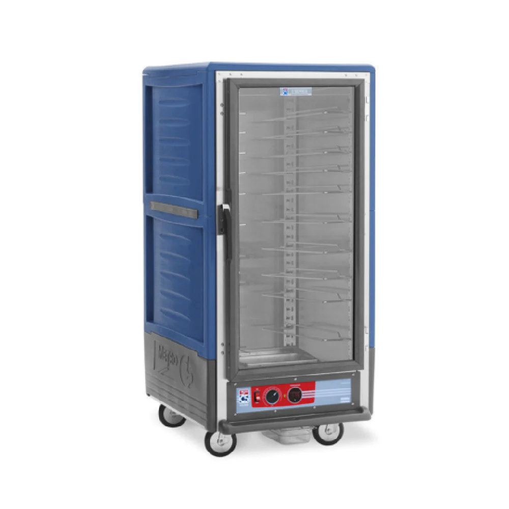 Metro C537-HLFC-U-BUA 27 Inch Insulated Mobile Heated Cabinet with Blue Insulation Armour