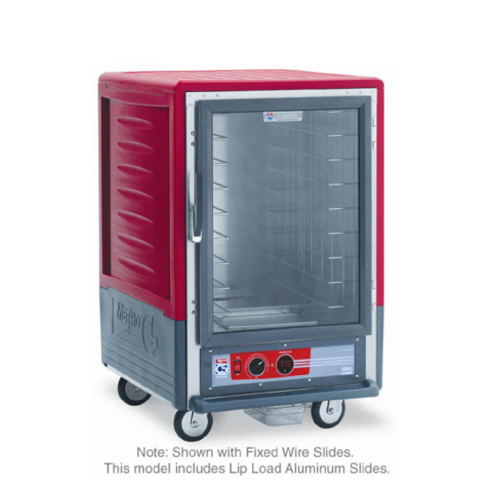 Metro C535-HLFC-L 27 Inch Mobile Heated Cabinet Lower Wattage with Red Insulation Armour Metro C535-HLFC-L 27 Inch Mobile Heated Cabinet Lower Wattage with Red Insulation Armour