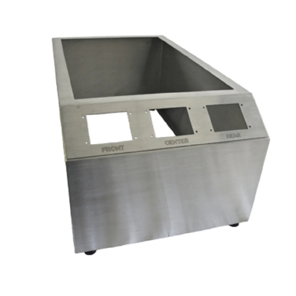 Cooktek 302050 15 Inch Countertop Housing Induction Food Pan Warmer Stainless Steel with Rubber Feet