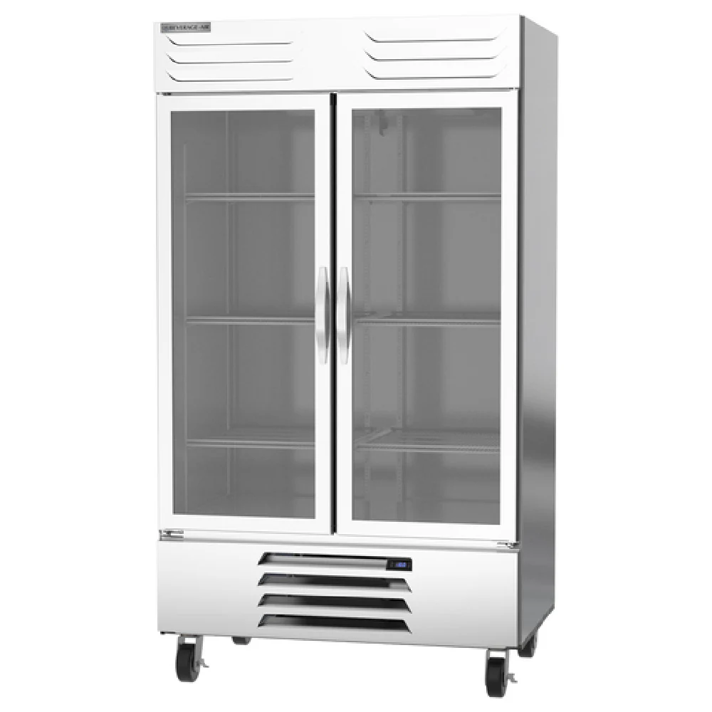 Beverage Air FB44HC-1G 47 Inch Two Section Freezer 44 Cubic Feet Stainless Steel Beverage Air FB44HC-1G 47 Inch Two Section Freezer 44 Cubic Feet Stainless Steel