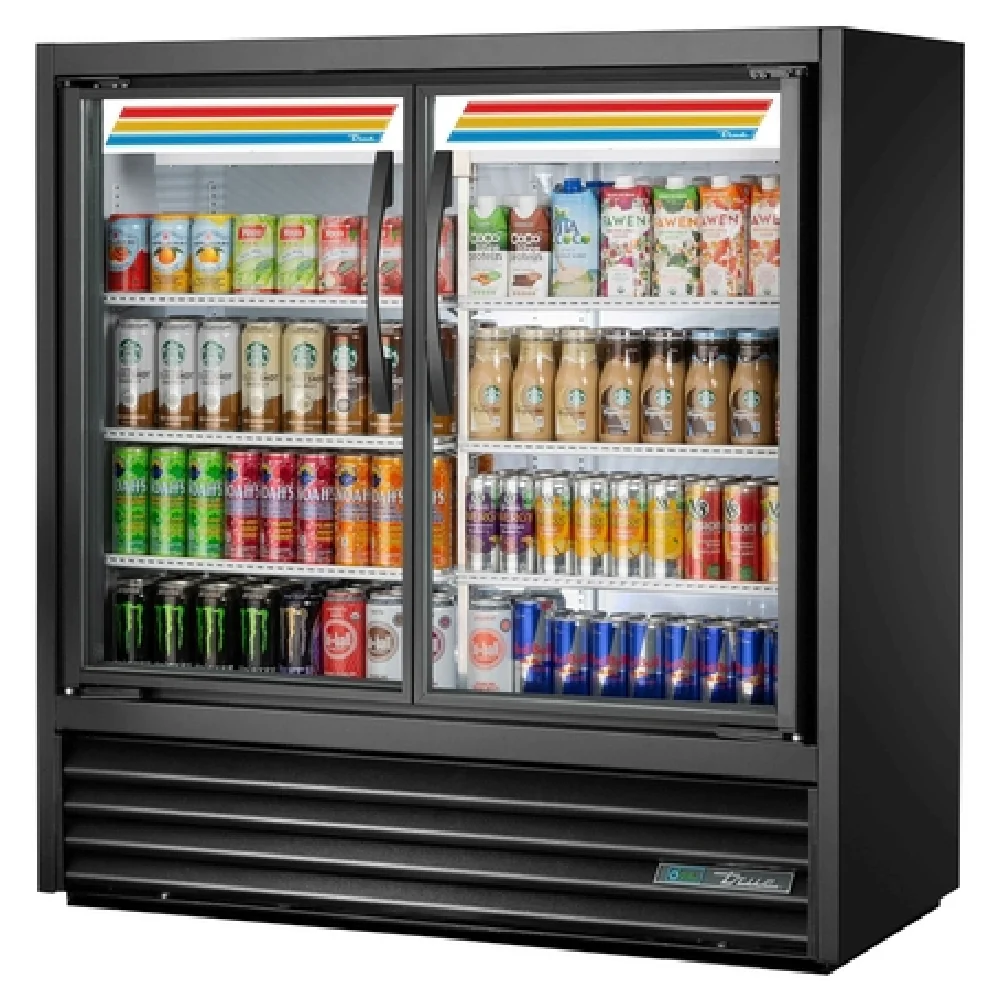 True Refrigeration TVM-48SL-48-HC~VM01 46 Inch Slim Line Merchandiser with Glass Doors