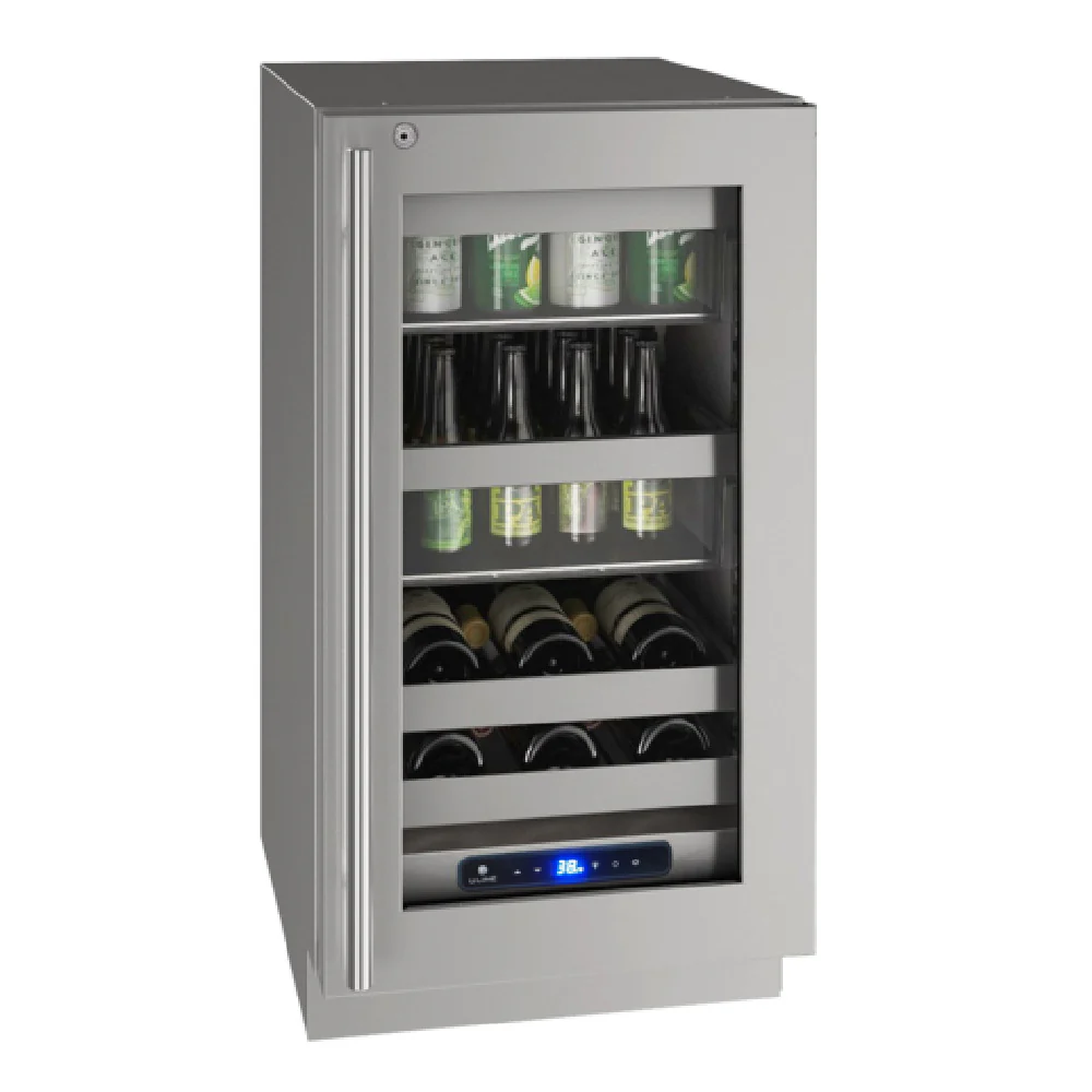 U-Line Corporation UHBV518-SG41A 17-Inch Undercounter Refrigerator Reach-In 3.7 cu ft U-Line Corporation UHBV518-SG41A 17-Inch Undercounter Refrigerator Reach-In 3.7 cu ft