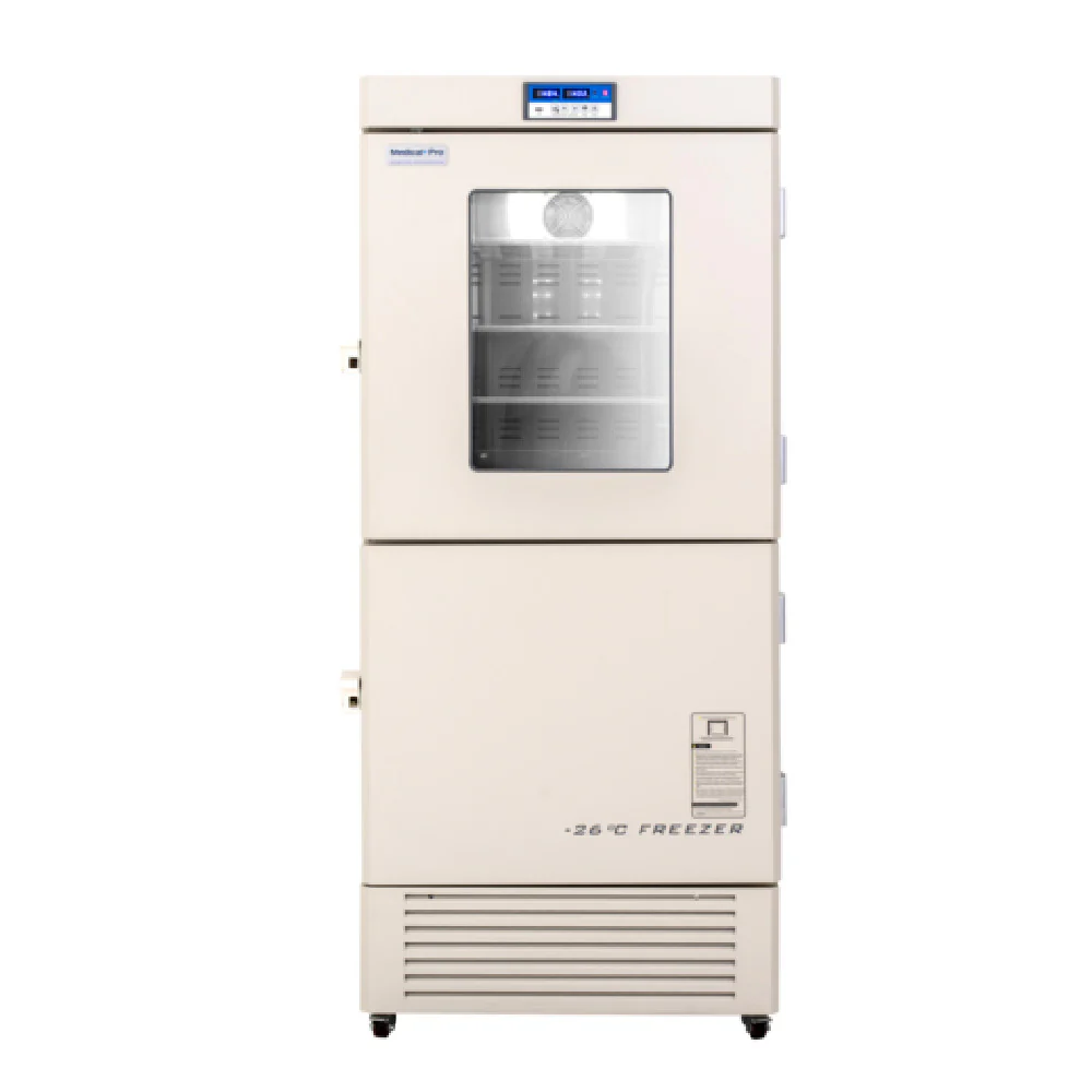 Migali Industries MP-18RF-HC Medical-Grade Refrigerator/Freezer 18 Cu. Ft. Capacity Single Glass Refrigerator Door