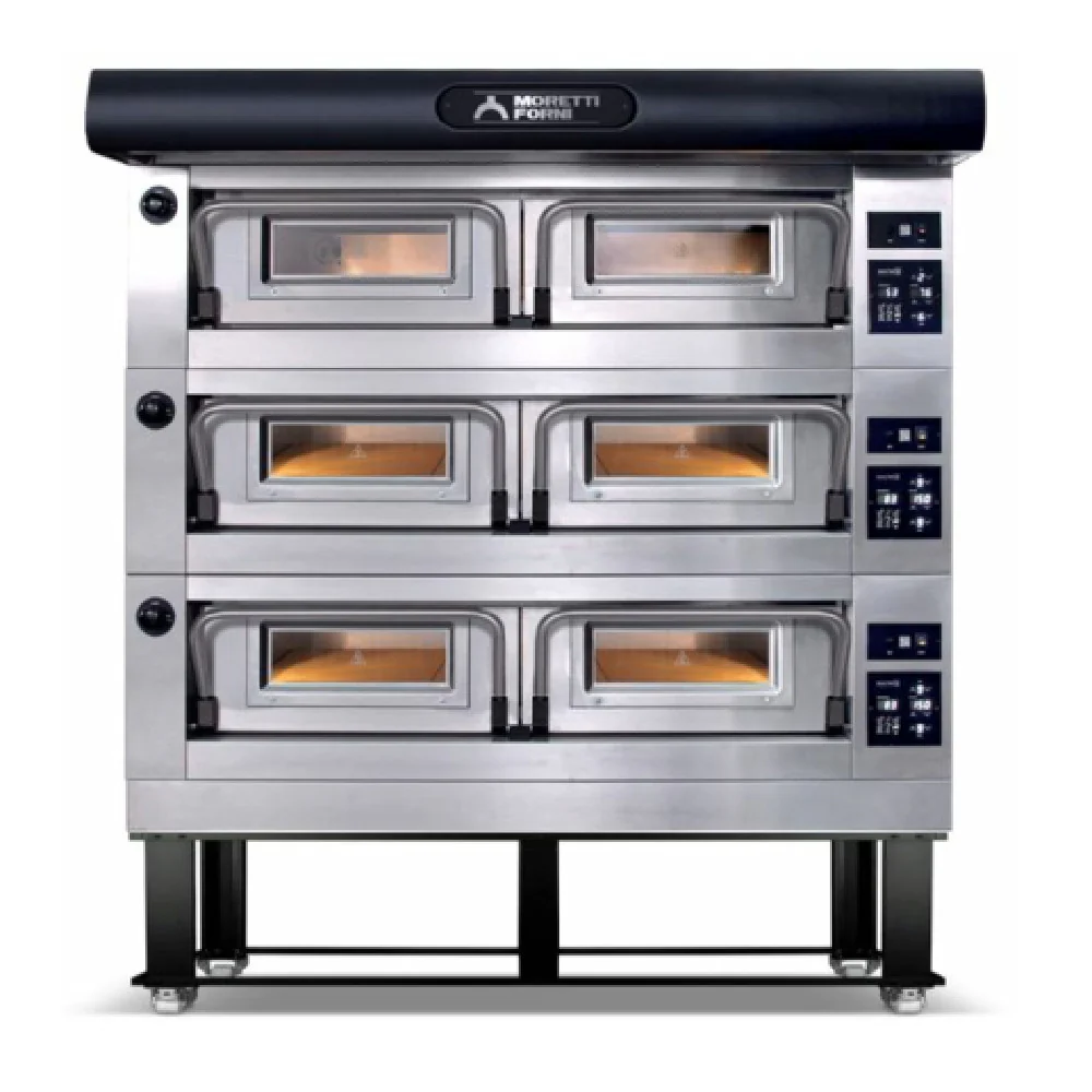 Moretti Forni P120E C3 49 Inch Electric Pizza Oven Deck-type with 3 Decks Moretti Forni P120E C3 49 Inch Electric Pizza Oven Deck-type with 3 Decks