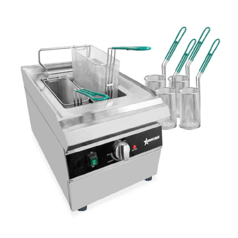 Omcan 41882 14 Inch Electric Pasta Cooker with Sliding Front Door Stainless Steel Omcan 41882 14 Inch Electric Pasta Cooker with Sliding Front Door Stainless Steel