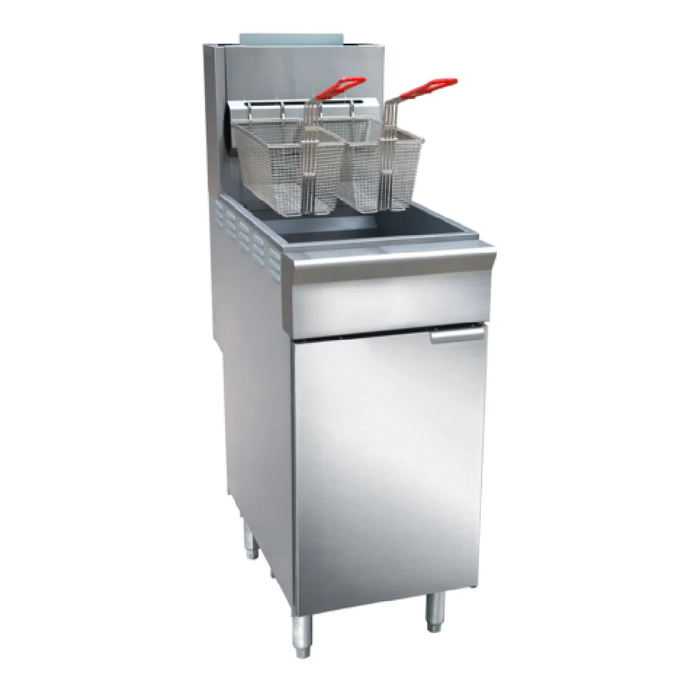 Admiral Craft BDGF-ES35/NG 15.5 Inch Gas Fryer with 65000 BTU and Baskets Admiral Craft BDGF-ES35/NG 15.5 Inch Gas Fryer with 65000 BTU and Baskets