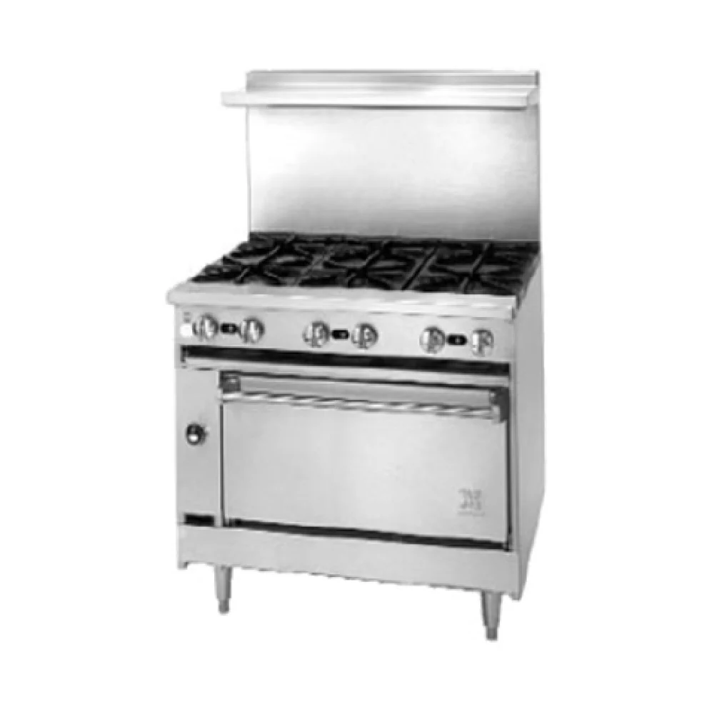 Jade Range JBR-12G-4-36C Gas 36 Inch Restaurant Range with 4 Burners 164000 BTU