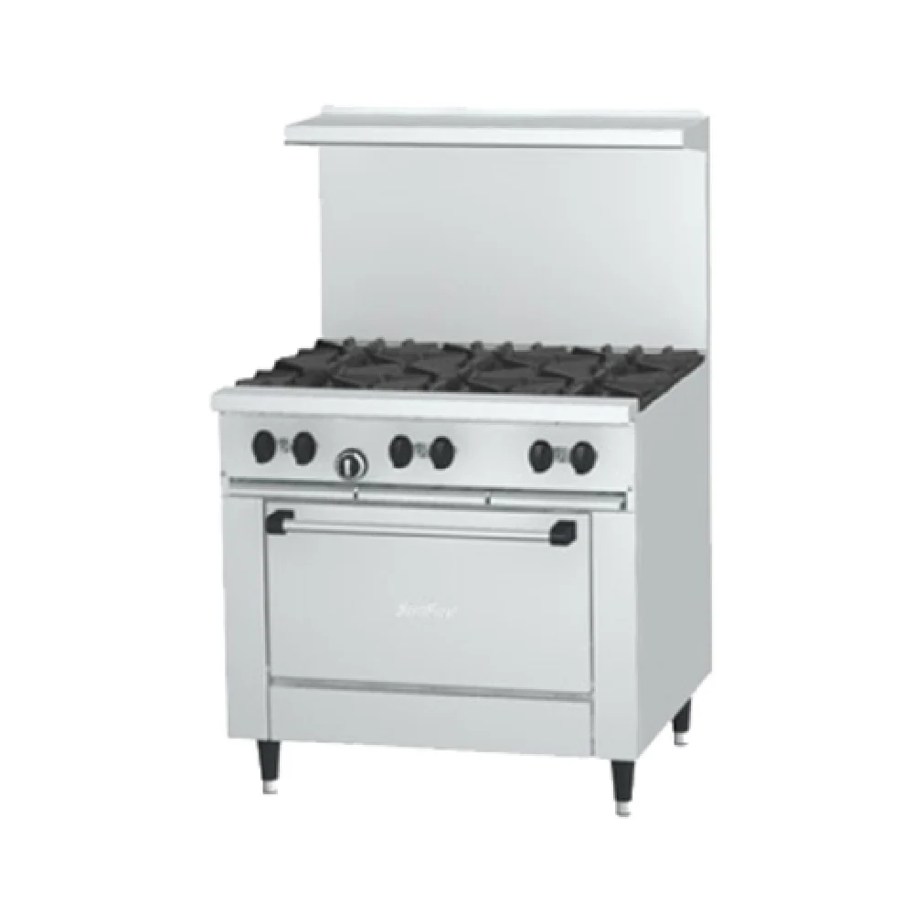 Garland X36-2G24R_NAT 36 Inch Gas Range with 2 Burners 30000 BTU and 24 Inch Griddle Garland X36-2G24R_NAT 36 Inch Gas Range with 2 Burners 30000 BTU and 24 Inch Griddle